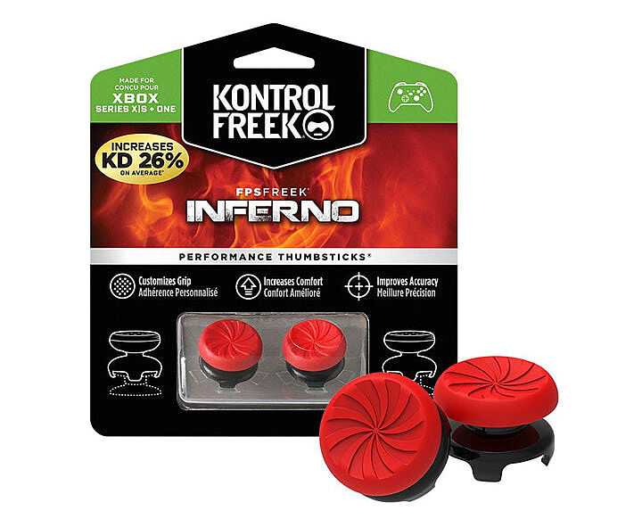 KontrolFreek FPS Freek Inferno Performance Thumbsticks for Xbox (Compatibile con Xbox Series X S e Xbox One)
