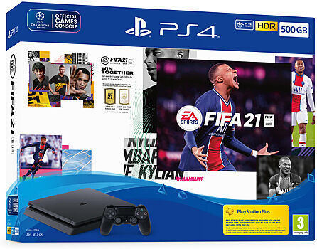 Sony PS4 Slim 500 GB + Fifa 21 + Codice Promo FUT 21