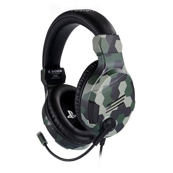 ps4 headset sony v3 vert verde camo