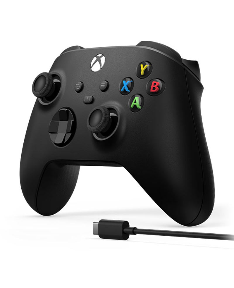 Microsoft Controller Wireless Xbox Series X + Cavo USB-C (Nero)