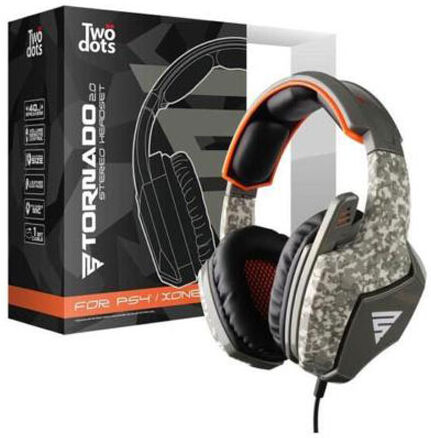 ND Headset Two Dots Tornado 2.0 Camo