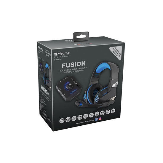 X-Treme Headset Xtreme Gaming Fusion + Sound Box 7.1