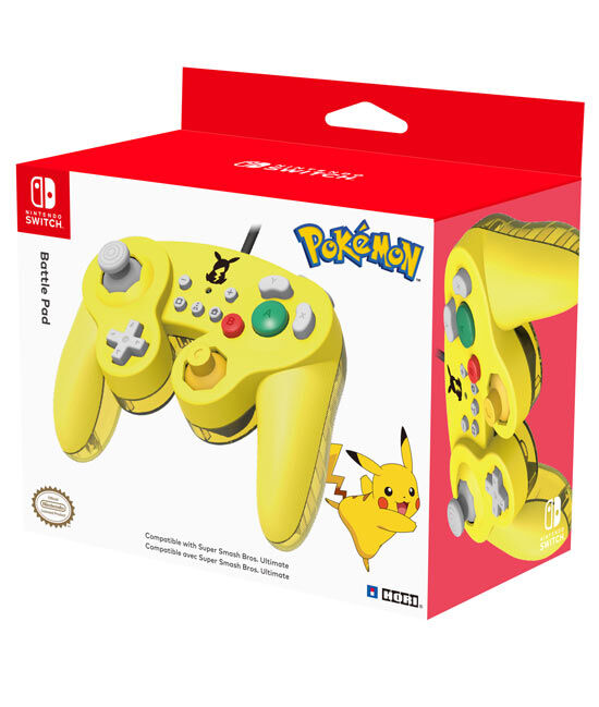 Hori Controller Nintendo Swith Battle Pad Pikachu
