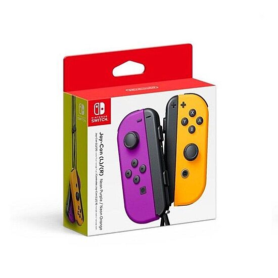 Nintendo Joy-Con Controller Set Viola E Arancione Neon