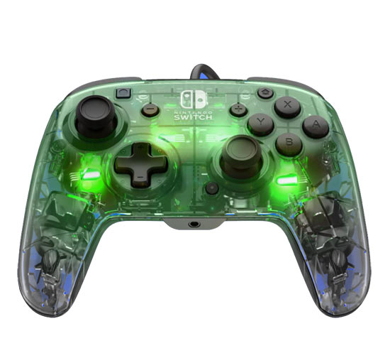Switch Controller Deluxe PDP Afterglow Luce Verde