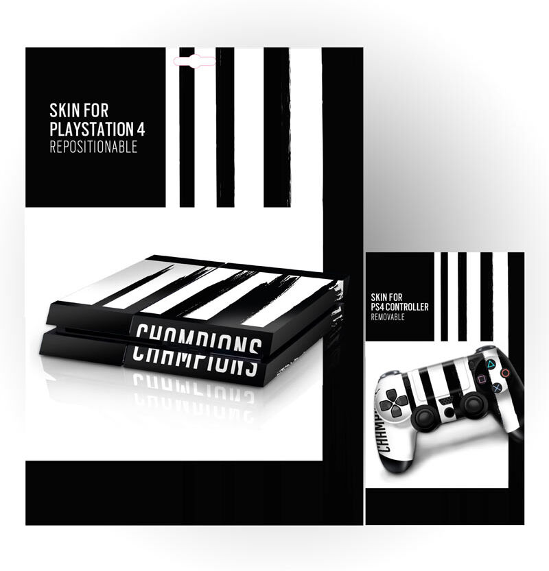 PS4 Skin PlayStation 4 Console e Controller Juventus