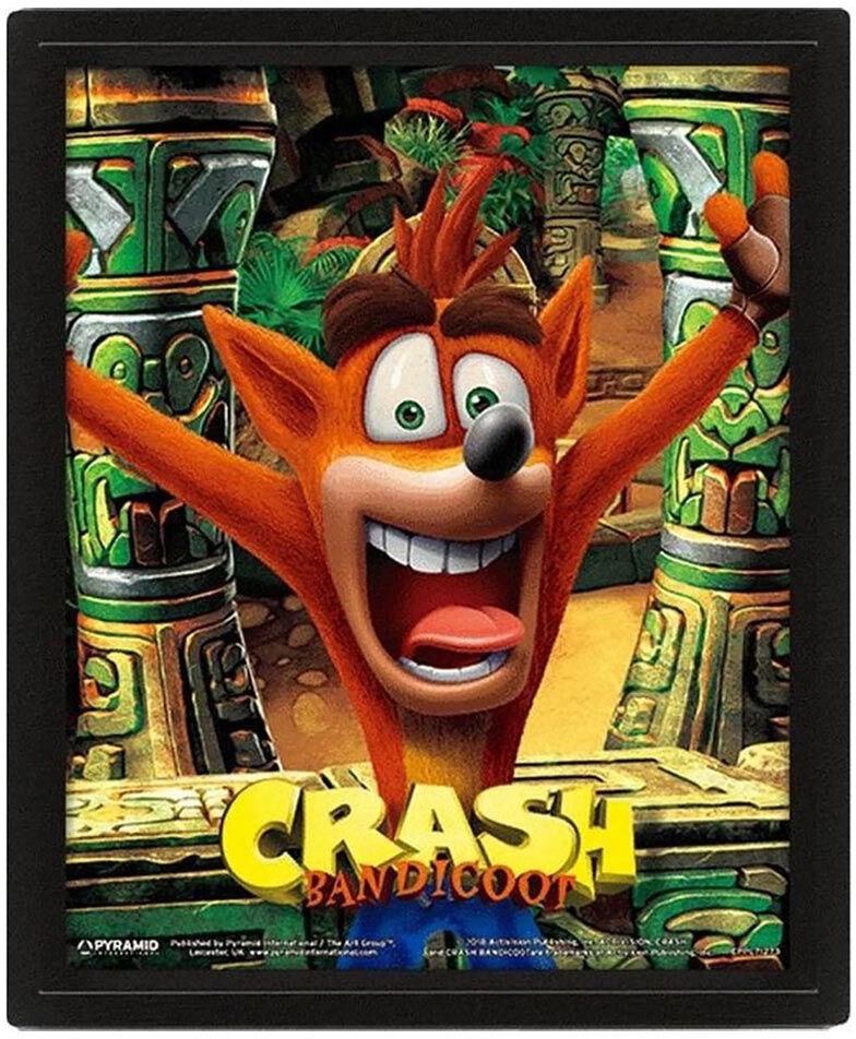 Gadget Poster 3D Crash Bandicoot Mask