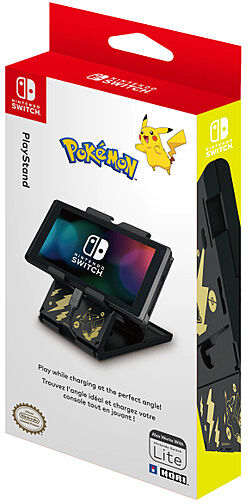 Hori Playstand Pikachu (Black & Gold)