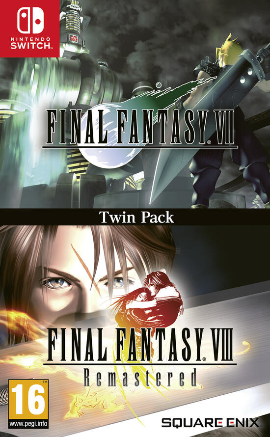 square enix final fantasy vii & final fantasy viii remastered twin pack