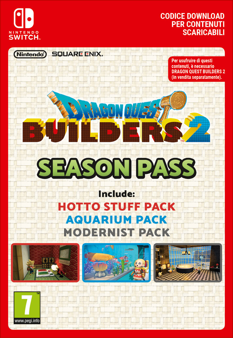 Nintendo Dragon Quest Builders 2 Season Pass