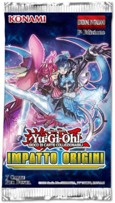 Konami Carte Yu-Gi-Oh! Impatto Origini (Busta da 7 Carte)