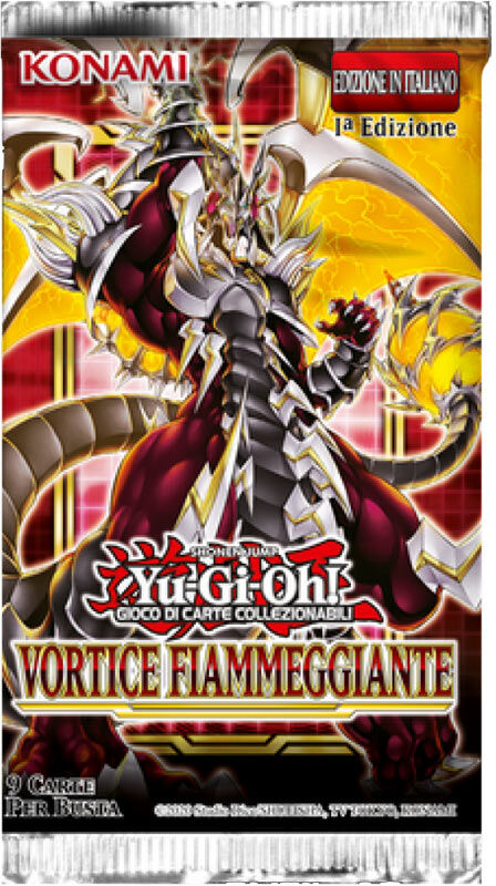 Konami Carte Yu-Gi-Oh! Vortice Fiammeggiante (Busta Da 9 Carte)