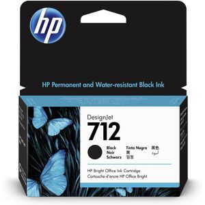 Cartuccia di inchiostro nero originale DesignJet HP 712 da 38 ml