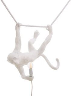 Seletti Lampada in resina "Monkey Lamp" swing 59x40x44cm Seletti Lampada in resina "Monkey Lamp" swing 59x40x44cm