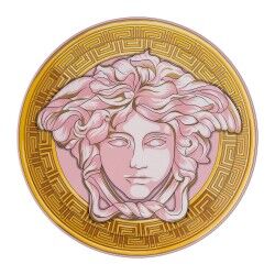 Versace Medusa Amplified Pink Coin piatto segnaposto 33 cm