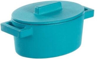 Sambonet mini casseruola ovale Terracotto con coperchio anice 13x10cm Sambonet mini casseruola ovale Terracotto con coperchio anice 13x10cm