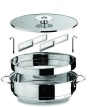 Mepra Vaporiera ovale Naturalmente 40 x 28 x 16 cm 8,0 lt. Mepra Vaporiera ovale Naturalmente 40 x 28 x 16 cm 8,0 lt.