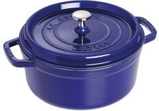 Staub La Cocotte casseruola tonda in ghisa blu 24cm Staub La Cocotte casseruola tonda in ghisa blu 24cm