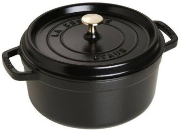 Staub La Cocotte casseruola tonda in ghisa nero 26cm