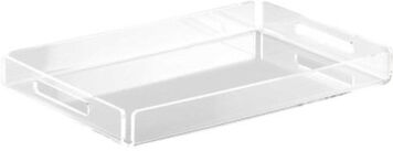 Vesta vassoio grande Like Water in plexiglass trasparente Vesta vassoio grande Like Water in plexiglass trasparente