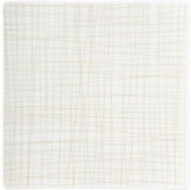 Rosenthal Mesh LINE CREAM set 6 piatti piani quadrati 22cm Rosenthal Mesh LINE CREAM set 6 piatti piani quadrati 22cm