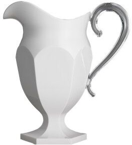 Mario Luca Giusti brocca Roberta smaltata bianco Mario Luca Giusti brocca Roberta smaltata bianco