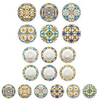 Brandani set piatti Medicea 18pz Brandani set piatti Medicea 18pz