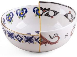 Seletti ciotola Hybrid Tiwanaku in porcellana Seletti ciotola Hybrid Tiwanaku in porcellana