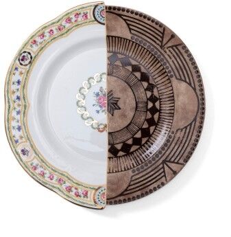 Seletti piatto piano Hybrid Hobyo in porcellana Seletti piatto piano Hybrid Hobyo in porcellana