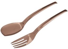 Sambonet set cucchiaio e forchetta per servire Living PVD rame Sambonet set cucchiaio e forchetta per servire Living PVD rame