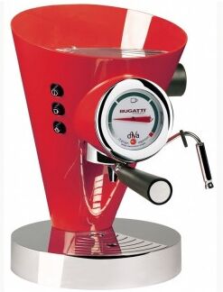 Bugatti macchina per caffè espresso Diva rossa