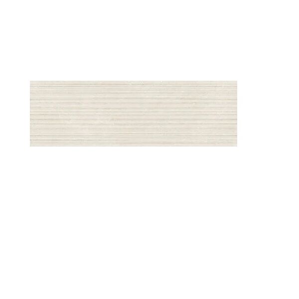 marazzi pasta bianca effetto pietra stream ivory struttura fiber 3d m9pt 25x76 cm. (confezione mq. 1,14)