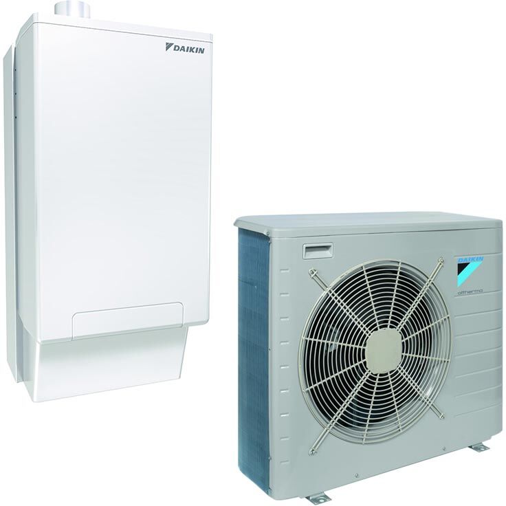 Daikin Sistema Ibrido Altherma R Hybrid 8 Kw Classe A++ Pompa Calore E Caldaia Condensazione