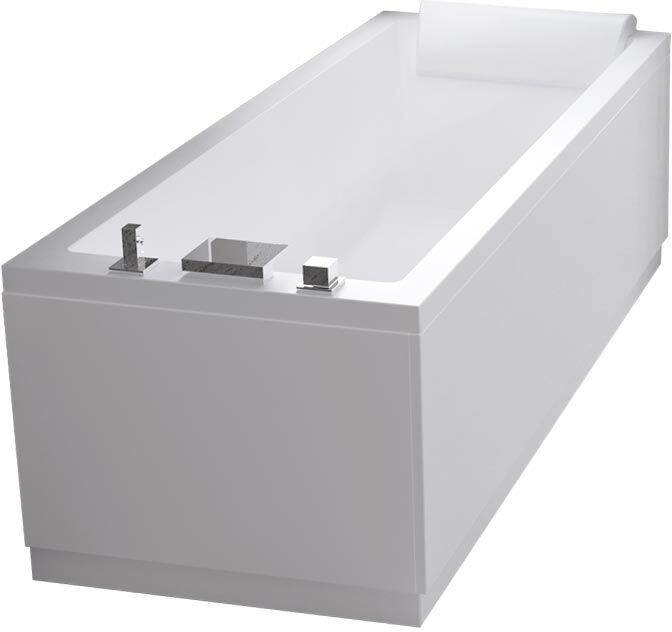 novellini – vasca da bagno pannellata 2 pannelli calos 2.0 160x70 con rubinetteria originale