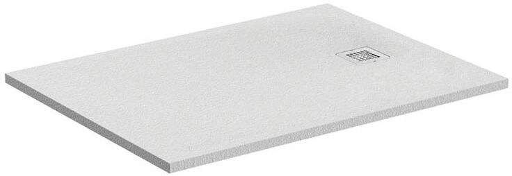 Ideal Standard Doccia Rettangolare Ultra Flat S 100x80 Cm Bianco Finitura Effetto Pietra K8219fr