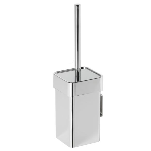 Metaform Serie 25 Porta Scopino Doppio Fissaggio In Acciaio Cromato Metaform Serie 25 Porta Scopino Doppio Fissaggio In Acciaio Cromato