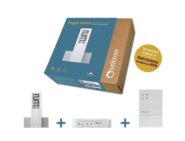 Seitron Cronotermostato Wifi A Batteria Kit Hygge Home Classe V