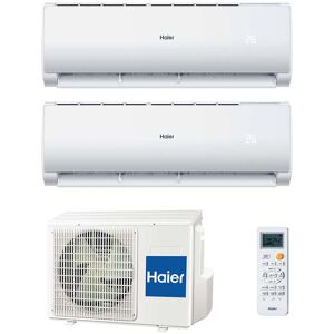 HAIER Climatizzatore Inverter Dual Split Geos + Plus 9+12 9000+12000 Btu Classe A++ 2u50meffra Wi-Fi Integrato