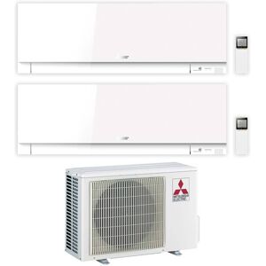 Mitsubishi Climatizzatore Inverter Wifi Dual Split 9+12 9000+12000 Btu A+++ Kirigamine Zen Mxz-2f42vf Gas R32