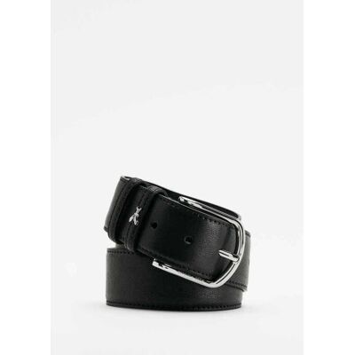 Patrizia Pepe Cintura in pelle di capra nero L Patrizia Pepe Cintura in pelle di capra nero L