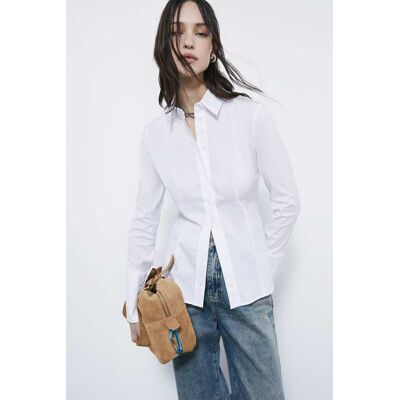 Patrizia Pepe Camicia manica lunga bianco 42 Patrizia Pepe Camicia manica lunga bianco 42