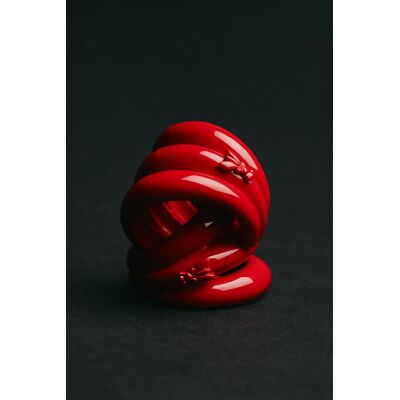 Patrizia Pepe Earcuff colorati Metal Circle rosso U Patrizia Pepe Earcuff colorati Metal Circle rosso U