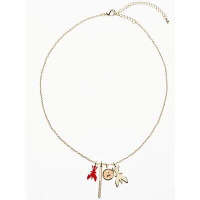 Patrizia Pepe Collana Fly Charms oro U Patrizia Pepe Collana Fly Charms oro U