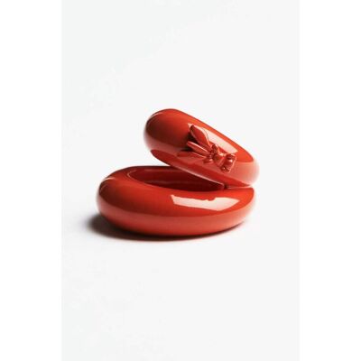 Patrizia Pepe Earcuff Metal Circle Coloured arancione U Patrizia Pepe Earcuff Metal Circle Coloured arancione U