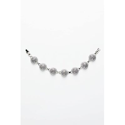 Patrizia Pepe Collana Crystal Sphere argento U Patrizia Pepe Collana Crystal Sphere argento U