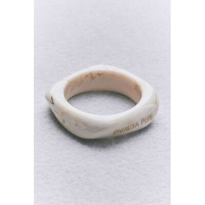 Patrizia Pepe Bracciale rigido Nature Soul bianco U Patrizia Pepe Bracciale rigido Nature Soul bianco U