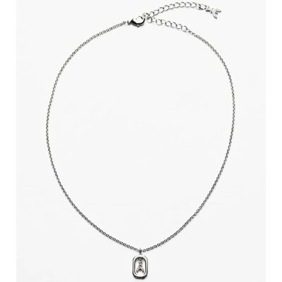Patrizia Pepe Collana Micro Fly Strass argento U Patrizia Pepe Collana Micro Fly Strass argento U