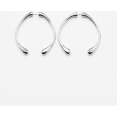 Patrizia Pepe Orecchini Minimal Design argento U Patrizia Pepe Orecchini Minimal Design argento U