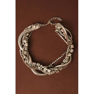 Patrizia Pepe Collana Diamond Chain argento U Patrizia Pepe Collana Diamond Chain argento U