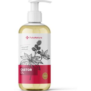 FutuNatura 100% olio di ricino con dosatore - caduta capelli, 300 ml